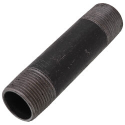 3/4" X 4" Right & Left Black Nipple