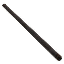 1/4" x 11" Black Nipple