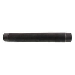 1-1/4" x 12" Black Nipple