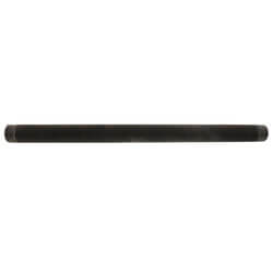 1-1/4" x 24" Black Nipple