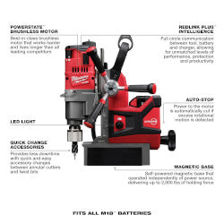 M18 FUEL 1-1/2" Lineman Magnetic Drill Kit