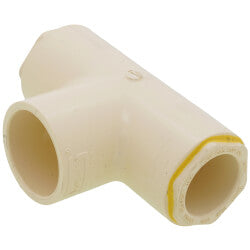 3/4" x 3/4" x 1" CPVC CTS Reducing Tee (Socket)