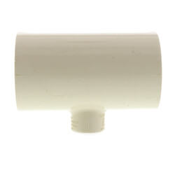 1-1/2" x 1-1/2" x 1/2" CPVC CTS Reducing Tee (Socket)