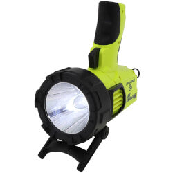 Waypoint 300 Pistol-Grip Lithium-Ion Rechargeable Spotlight w/ 120V AC Power Cord & Mount (Yellow)