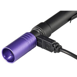 Stylus Pro USB Rechargeable UV LED Penlight (Black)