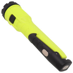 Dualie Multi-Function Flashlight w/ 3 AA Batteries, Magnetic Clip & Lanyard (Yellow)