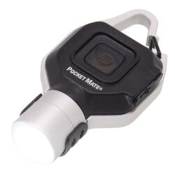 Pocket Mate USB Rechargeable Hands-Free Keychain Light (Silver)