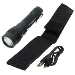 Protac HL-X USB Multi-Fuel Tactical Flashlight