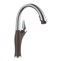 Artona Pull-Down Dual-Spray Kitchen Faucet - PVD Steel/Café, 442032