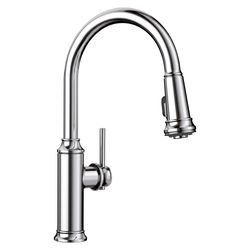 Empressa High Arc Pull-Down Dual-Spray Kitchen Faucet - Chrome, 442501