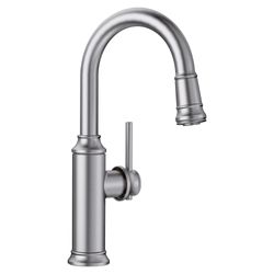 Empressa Pull-Down Bar Faucet - PVD Steel, 442513