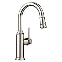 Empressa Pull-Down Bar Faucet - Polished Nickel, 442514