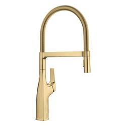 Rivana Semi-Pro Pull-Down Dual-Spray Kitchen Faucet - Satin Gold, 442984