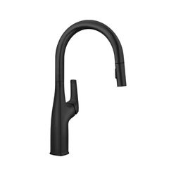 Rivana High-Arc Pull-Down Dual-Spray Kitchen Faucet - Matte Black, 443020