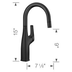 Rivana Pull-Down Bar Faucet - Matte Black, 443021