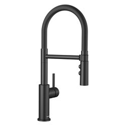 Catris Flexo Semi-Pro Pull-Down Dual-Spray Kitchen Faucet (Matte Black)