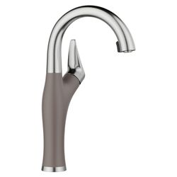 Artona Pull-Down Dual-Spray Bar Faucet - PVD Steel/Volcano Gray, 443042