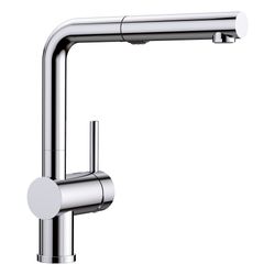 Linus Low Arc Pull-Out Dual-Spray Kitchen Faucet - Chrome, 526365