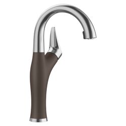 Artona Pull-Down Dual-Spray Bar Faucet - PVD Steel/Café, 526380