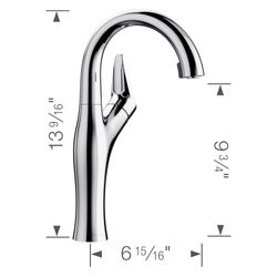 Artona Pull-Down Dual-Spray Bar Faucet - Chrome, 526381