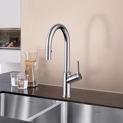 Urbena Pull-Down Dual-Spray Kitchen Faucet - Chrome, 526390