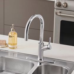 Urbena Pull-Down Dual-Spray Kitchen Faucet - Chrome, 526390