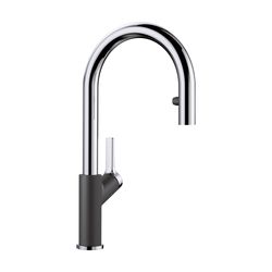 Urbena Pull-Down Dual-Spray Kitchen Faucet - Chrome/Anthracite, 526392