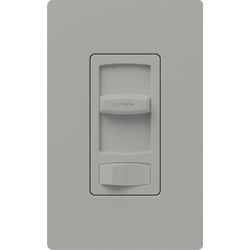 Skylark Contour Dimmer Switch, 1000W Incand./Halogen or 600VA MLV, 1 Pole/3-Way, 120V, Gray,