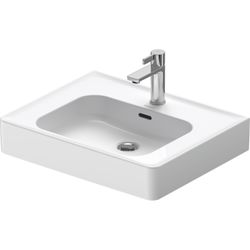 Soleil By Starck Sink 23-5/8" (white) High Gloss, Number Of Faucet Holes: 1, Overflow