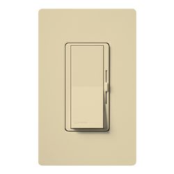 Diva 3-Way 1000W Dimmer with Locator Light (Ivory, Clamshell Package)