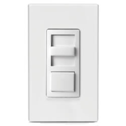 IllumaTech Preset Flourescent Slide Dimmer w/ LED Locator for LED 0-10V, 1200VA - NAFTA (120/277V)