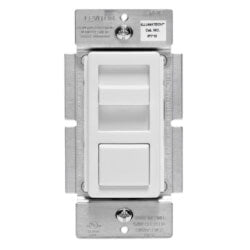 IllumaTech Preset Flourescent Slide Dimmer w/ LED Locator for LED 0-10V, 1200VA - NAFTA (120/277V)