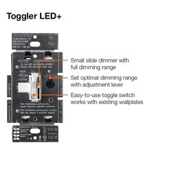 Ariadni LED+ 3-Way Toggle & Dimmer Switch 150W (Ivory)