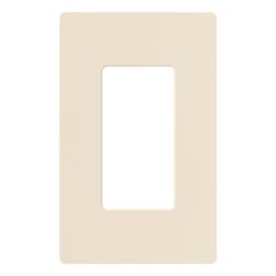 Claro Wall Plate 1 Gang, 96 Pack (Light Almond)