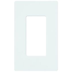 Claro Wall Plate 1 Gang (White)