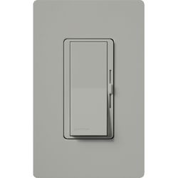 Diva Single-Pole 3-Way Reverse Phase ELV Paddle & Dimmer Switch (Gray) (120V, 250W)