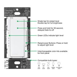 Maestro PRO LED+ Single-Pole 3-Way Dimmer Switch, 120V, 250W (Hot)