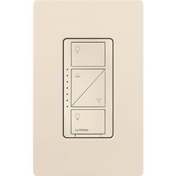 Caseta Wireless In-Wall 3-Way LED Dimmer PRO Switch Light (Almond) (120V, 250W)