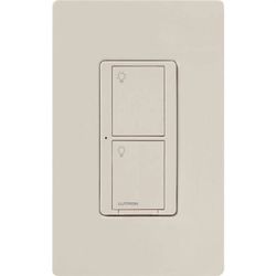 Caseta Wireless In-Wall 3-Way 2-Wire Smart Switch Light 5A, 120/277V (Almond)