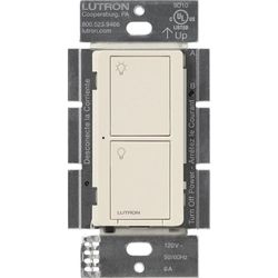 Caseta Original 3-Way Smart Switch, Neutral Required Light (Almond) (6A, 120V, 720W)