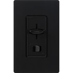 Skylark Dimmer Switch for Magnetic Low-Voltage, 450W/600 VA, 1 Pole (Black)