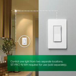 Sunnata Companion Dimmer Switch, for Sunnata Pro LED+ Dimmers (Biscuit)