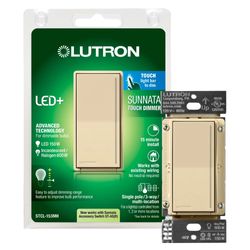 Sunnata LED+ Touch Dimmer Switch (Ivory) (1.25A, 120V, 150W)