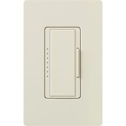 Maestro Dimmer, 1000W Incandescent/Halogen Only, Single Pole/Multi-Location, 120V, Light Almond