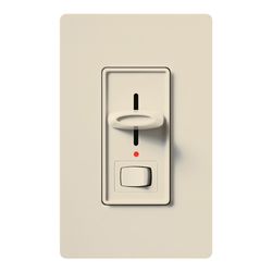 Skylark Preset Dimmer w/ On/Off Switch, 1000W, Incand./Halogen Only, 1-Pole, 120V, Light Almond