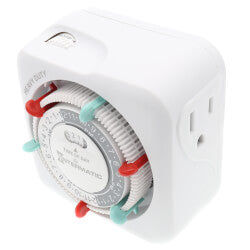 24-Hour Heavy-Duty Indoor Mechanical Plug-In Timer